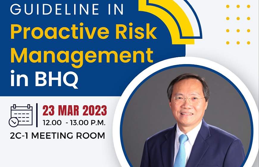 Guideline in Proactive Risk Management in BHQ