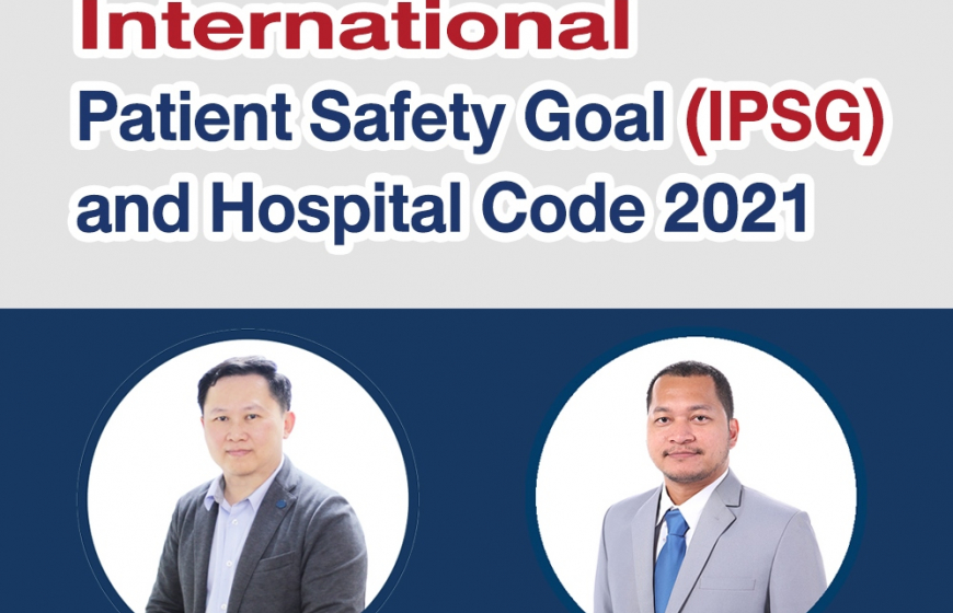 International Patient Safety Goal (IPSG) and Hospital Code ประจำปี 2564