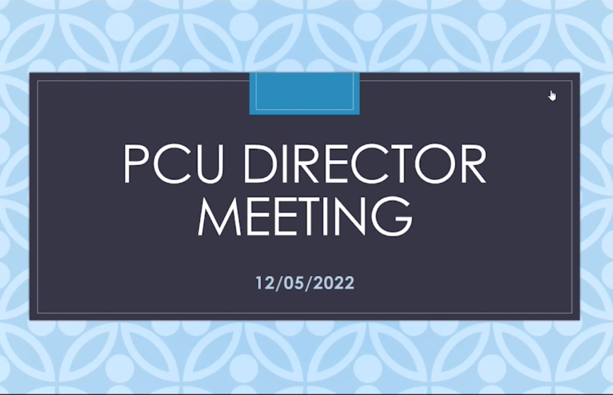 PCU Meeting Dental_3/2022
