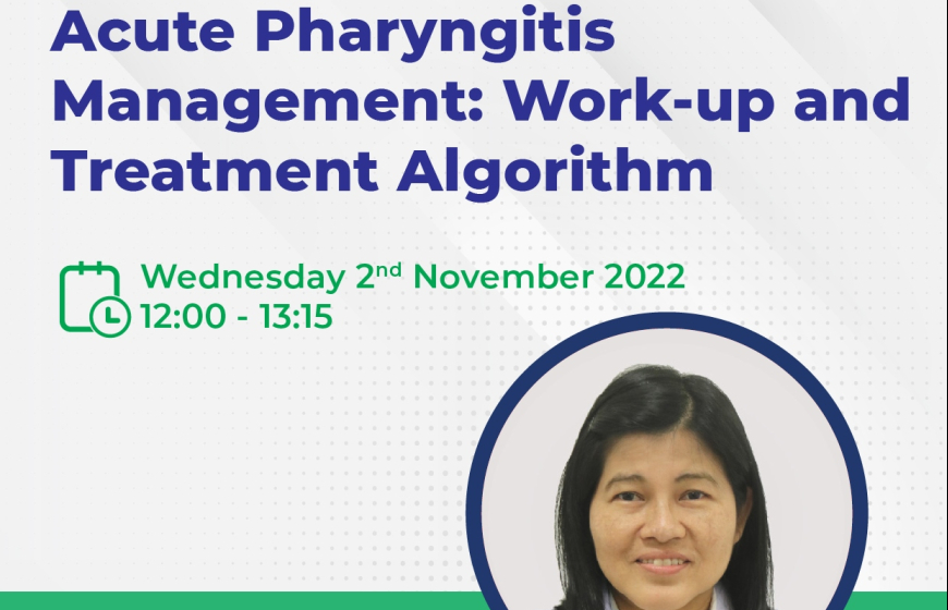 Acute Pharyngitis Management :Work-up and Treatment Algorithm